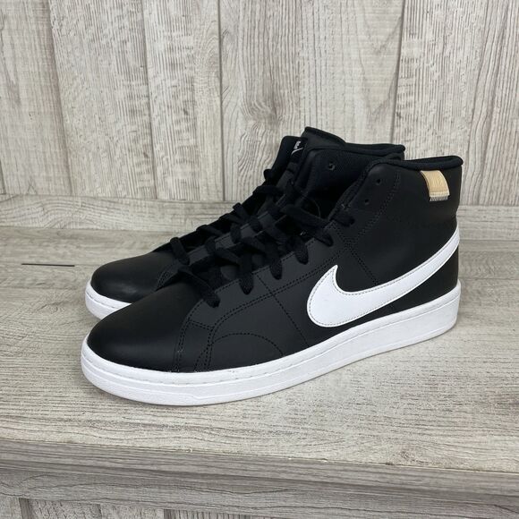 MENS Nike COURT ROYALE 2 MID Size 12 Basketball Sneakers Black White CQ9179-001 main image 7